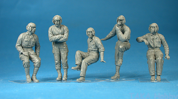 5 Figures MiniArt 1/35 37005 Modern US Army Tank Crew 