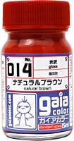 Gaianotes Color 014 Natural Brown (15ml) [Gloss]
