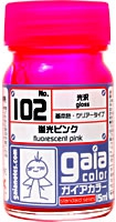 Gaianotes Color 102 Fluorescent Pink (15ml) [Gloss]
