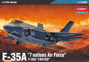 Academy 12561 1/72 F-35A Lightning II "7 Nations' Air Force"