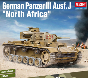 Academy 13531 1/35 Panzerkampfwagen III Ausf.J "North Africa"