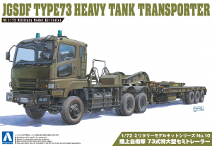 Aoshima 10(00997) 1/72 JGSDF Type 73 Extra Large Semi-trailer Truck