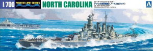 Aoshima 611(04600) 1/700 USS North Carolina (BB-55) [1944]