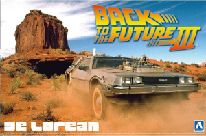 Aoshima BT-03(05918) 1/24 DeLorean Time Machine [Back To The Future Part III] (1990)
