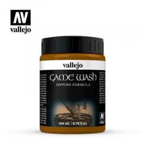 Vallejo 73.300 Game Wash - Dipping Formula [water-based] (Sepia 棕褐色 - 200ml)