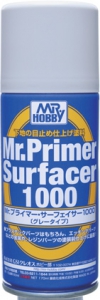 Mr Hobby B524 Mr. Primer Surfacer 1000 Gray (Spray 170ml)