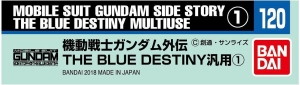 Bandai 120(24919) Gundam Decal for Mobile Suit Gundam Side Story - The Blue Destiny Multiuse (1)