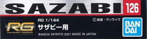 Bandai 126(61990) Gundam Decal for RG 1/144 MSN-04 Sazabi