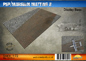 Coastal Kits S123-72 Korean War Pierced/Perforated Steel Planking (PSP) - Marston(Marsden) Mat [for 1/72] (29 x 21cm)