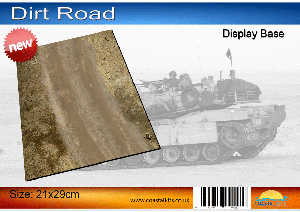 Coastal Kits S500 Dirt Road [for 1/24 ~ 1/35] (29.7 x 21cm)
