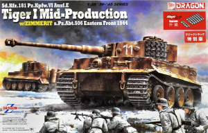 Dragon 6624MT 1/35 Tiger I (Mid Production) w/Zimmerit "s.Pz.Abt.506 Eastern Front 1944" w/Magic Track