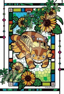 Ensky AC62(19479) My Neighbor Totoro 龍貓 - Surrounded By Sunflowers (Crystal Jigsaw Puzzle - 126pcs.)