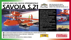 FineMolds FG1 1/48 Savoia S.21 Seaplane [Porco Rosso 紅の豚]