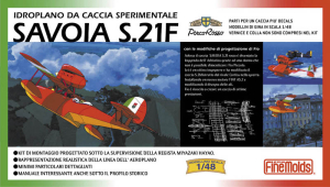 FineMolds FG3 1/48 Savoia S.21F (Late Production) Seaplane [Porco Rosso 紅の豚]