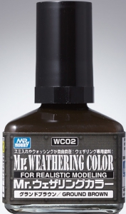 Mr Hobby WC02 Mr. Weathering Color (40ml) [Ground Brown]