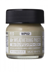 Mr Hobby WP-02 Mr. Weathering Paste [Mud White] 40ml