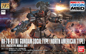 Bandai HG-OR-017(218428 1/144 RX-78-01(N) Gundam Local Type (North American Type) [The Origin]