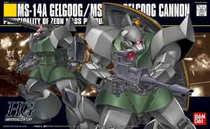 Bandai HG-UC076(5060397) 1/144 MS-14A Gelgoog / MS-14C Gelgoog Cannon