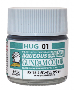 Mr Hobby HUG-01 RX-78-2 Gundam White (Aqueous Color 10ml) [Semi-Gloss]