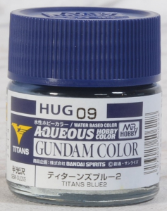 Mr Hobby HUG-09 Titans Blue 2 (Aqueous Color 10ml) [Semi-Gloss]