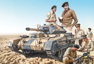 Italeri 6592 1/35 Crusader Mk.III w/Crew "Battle of El Alamein 1942"