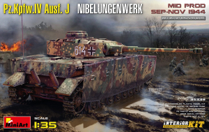 MiniArt 35339 1/35 Panzerkampfwagen IV Ausf.J (Mid-Production) "Nibelungenwerk " [Sep~Nov 1944] w/Interior