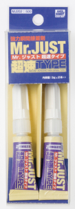 Mr Hobby MJ202 Mr. JUST Instant Adhesive - High Speed Type (3g x 2)