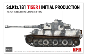 RyeField Model 5078 1/35 Tiger I (Initial Production) [No.121 SpzAbt. 502 Leningrad 1943]
