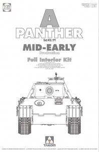 Takom 2098 1/35 Panther Ausf.A Mid-Early Production (Full Interior)
