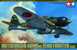 Tamiya 61027 1/48 Mitsubishi A6M5c Zero Fighter (Zeke) Model 52 Hei [52型丙]