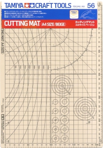 Tamiya 74056 Cutting Mat (A4 size / Tan)