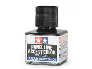 Tamiya 87131 Panel Line Accent Color (40ml) [Black]