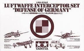 Tamiya 89769 1/48 Luftwaffe Interceptor Set "Defense of Germany"