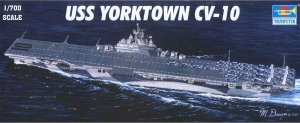 Trumpeter 05729 1/700 USS Yorktown CV-10 1944 (約克鎮號)