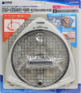 Wave HT-215 HG Circle Cutter with Low Adhesive Cutting Mat Mini