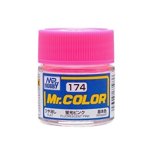 Mr Color C-174 Fluorescent Pink Flat Primary
