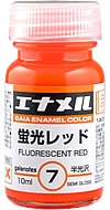 Gaianotes Enamel Color GE-07 Fluorescent Red (10ml) [Pigment: Semi-Gloss]