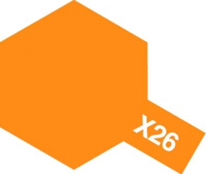 Tamiya Acrylic Color X-26 Clear Orange