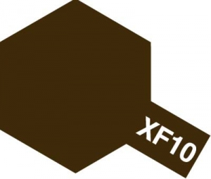 Tamiya Acrylic Color XF-10 Flat Brown