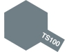 Tamiya Spray Color TS-100 Semi-Gloss Bright Gun Metal (Semi-Gloss Metallic)