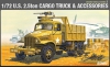 Academy 13402 1/72 U.S. 2.5-ton 6x6 Cargo Truck & Accessories (W.W.II)