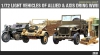 Academy 13416(1310) 1/72 Sd.Kfz.2 Kettenkrad HK101; Kubelwagen Type 82; Willys MB Jeep & Accessories (W.W.II)
