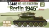 Academy 13295 1/35 T-34/85 w/Bedspring Armor "No.183 Factory, Berlin 1945"