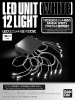 Bandai LED-258225 LED Unit [White] - 12 LEDs
