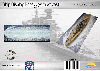 Coastal Kits S221W Water-line Ship Display Base with Waves (42 x 14.5cm)
