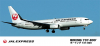 Hasegawa 39(10739) 1/200 Boeing 737-800 "JAL Express"