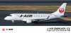 Hasegawa Le2(11102) 1/144 Embraer 170 "JAL J-Air" (new logo)