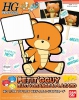 Bandai HG-PT15(217844) 1/144 Petit'Gguy [Rusty Orange & Placard]
