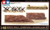 Tamiya 32508 1/48 Sand Bag, Brick Wall & Barricade Set