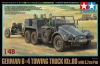 Tamiya 32580 1/48 German 6x4 Towing Truck Kfz.69 w/3.7cm Pak36
